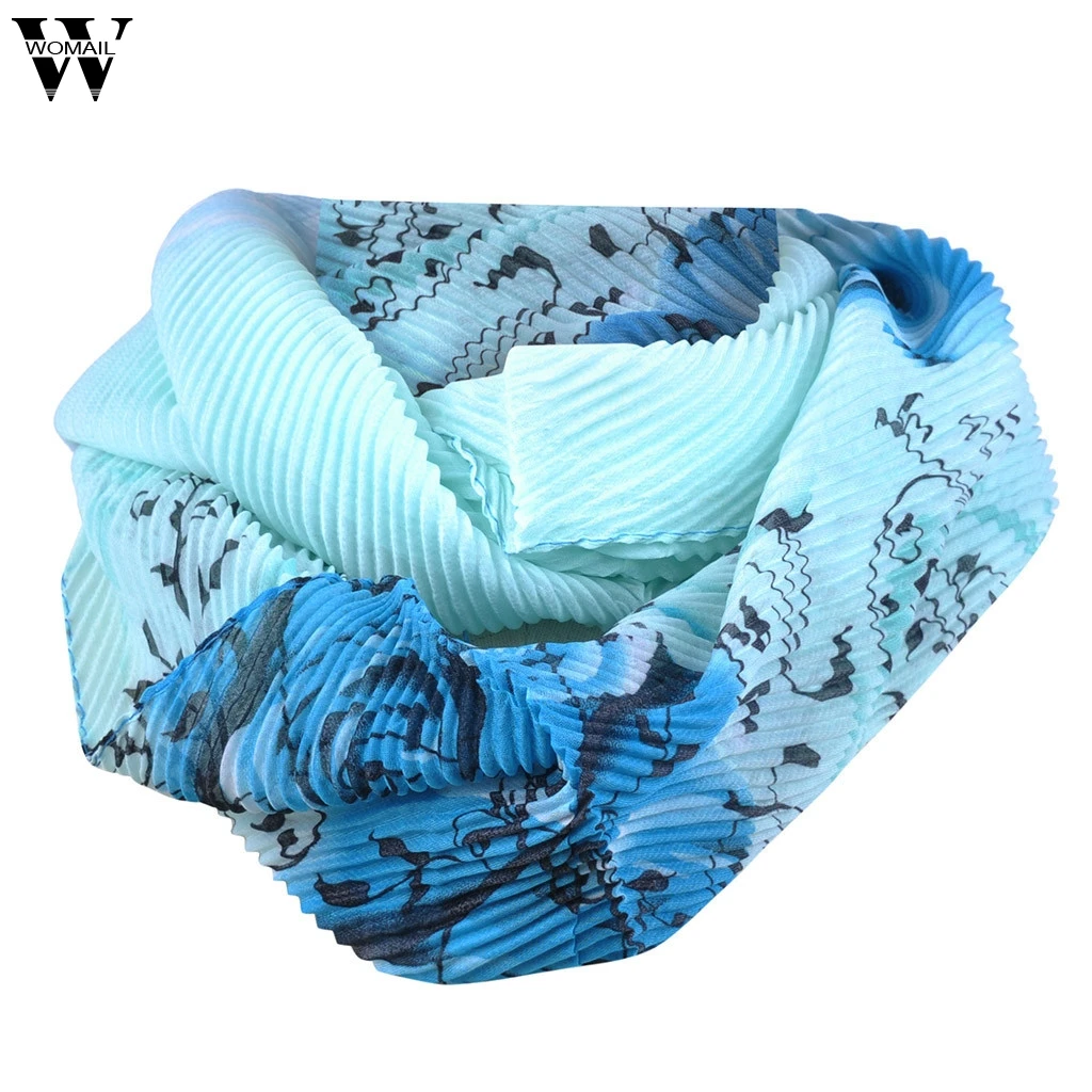 

Scarvs 1PC Scarf New Design Scarf Winter Soft Chiffon Print Convertible Infinity Loop Scarves in Women's Accessories DEC29