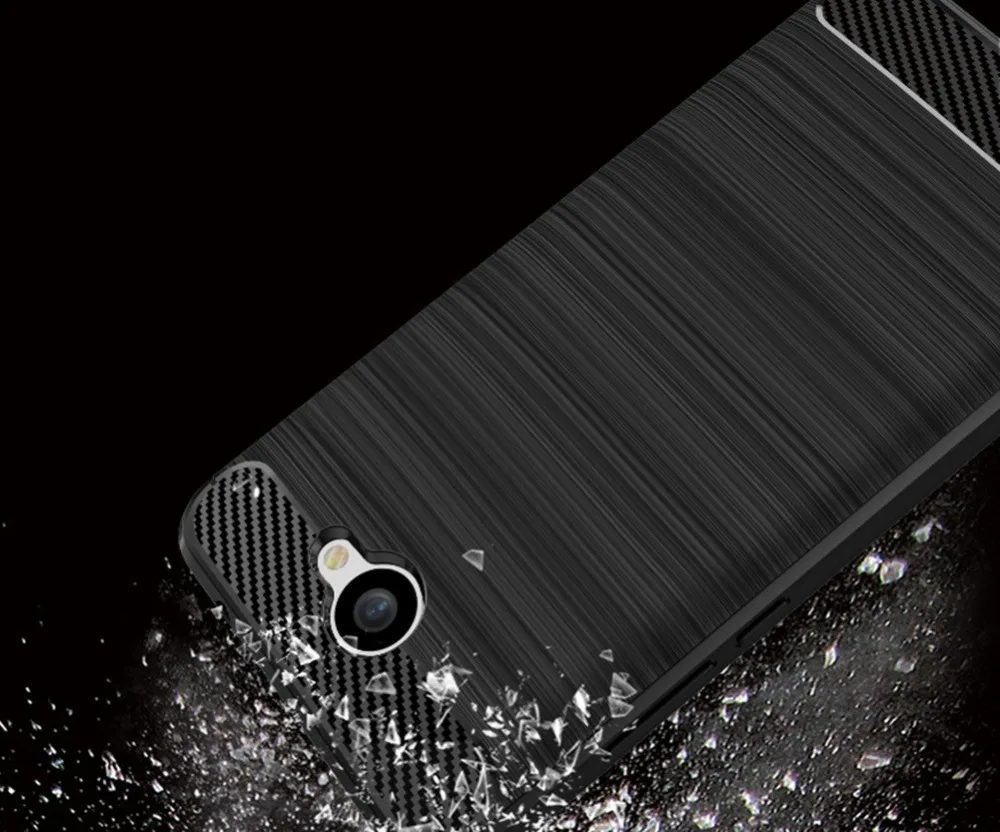 Силиконовый чехол для Huawei XT2 XT 2 / Elate 4G H1711 Y7 GR3 GR5 2017 мягкий из углеволокна
