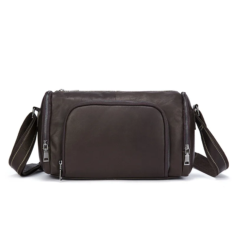 

really cowhide male travel duffel bags fashion genuine leather Bolsa Masculina crossbody bags for men Single shoulder bags