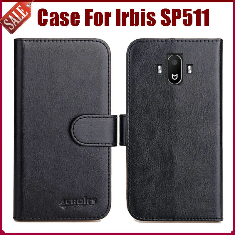 

Hot Sale! Irbis SP511 Case New Arrival 6 Colors High Quality Flip Leather Protective Phone Cover For Irbis SP511 Case