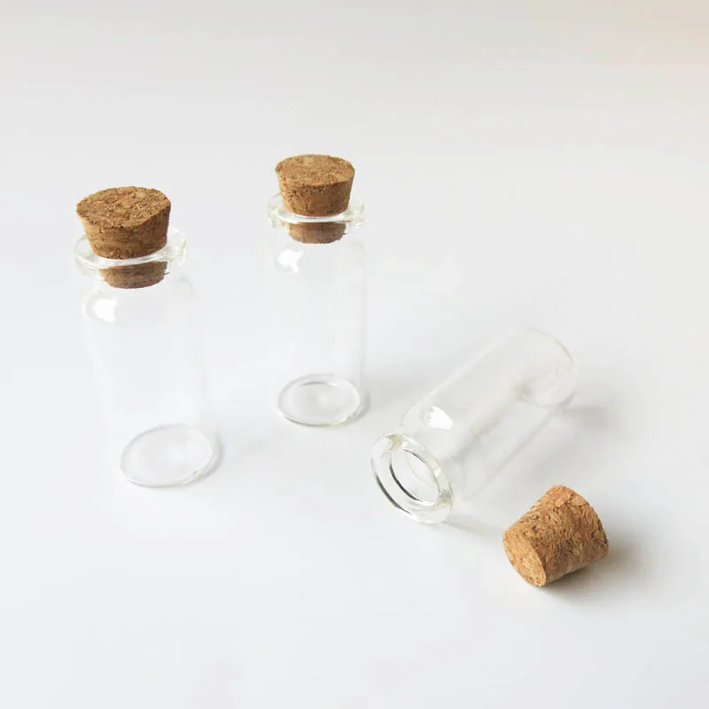 Garrafa de Vidro Transparente com Cortiça de Madeira Garrafa de Rolhas de Cortiça Frasco de Vidro ml - 3 oz Pequeno Claro 22*50*12.5 Milímetros Recipiente 100 x 10cc 1 10 2 3 oz Pequeno Claro Garrafa de Rolhas