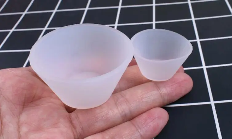

1 pcs distribution cup silicone resin glue tools Glue distribution cup crystal scale Jewelry tools resin molds for jewelry
