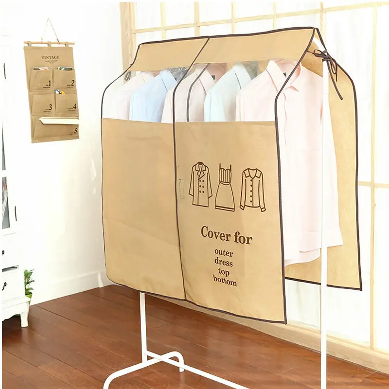Wardrobe Hanging Suit Clothing Overcoat Dust Cover Garment Storage Wardrobe Hanging Suit Clothing Overcoat Dust Cover Garment Storage Bag Organizer In Bags From Home Garden On Aliexpress Alibaba Group