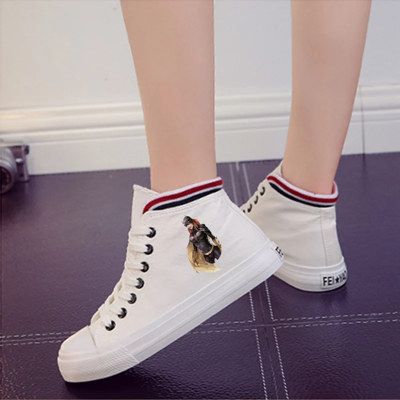 DC Comics Superman Superwoman Batman girl Wonder Woman Cartoon Printing Women's High-top Double Can