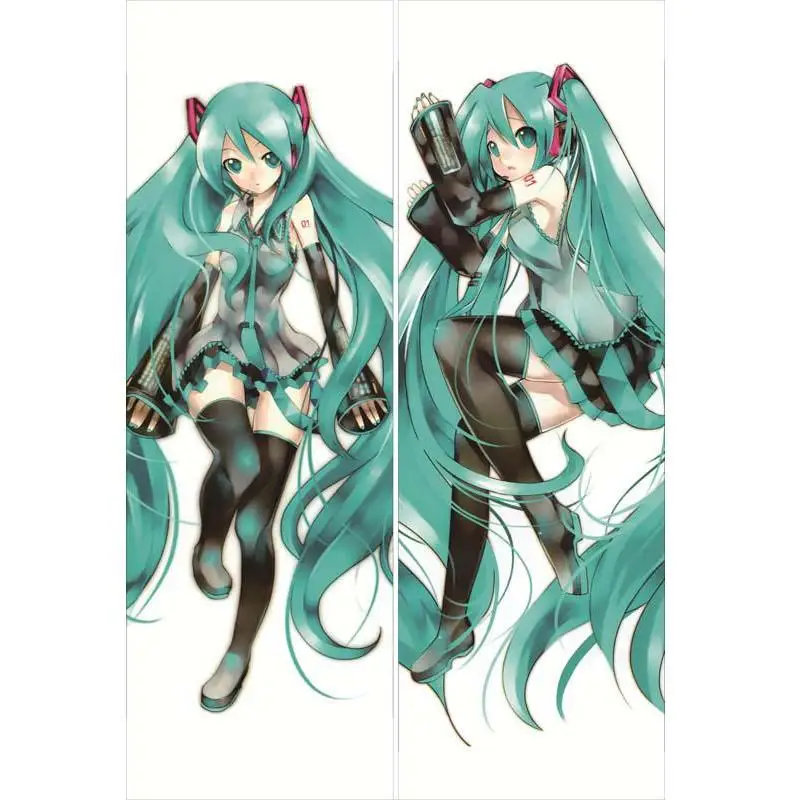 

Japanese 3D Double-sided Anime Pillowcase Hatsune Miku Throw Otaku Dakimakura Gifts Bedding Hugging Body Pillow Case 150x50 CM
