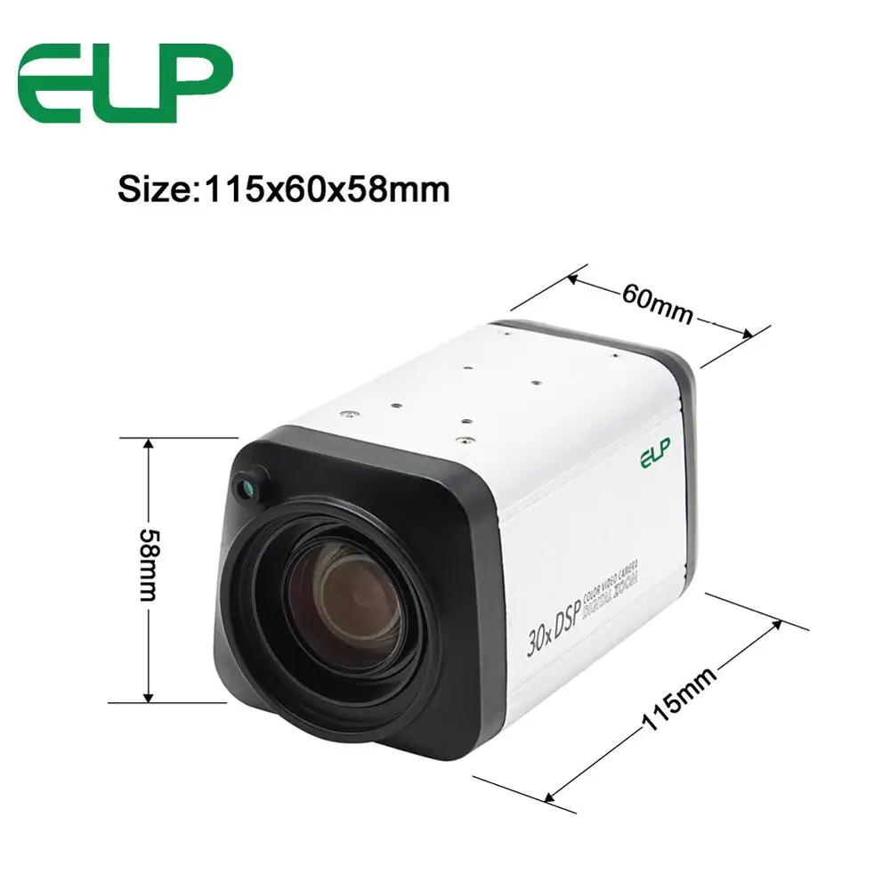 

2megapixel 1080P All in one 30X 3-90mm zoom box Camera WDR Auto IRIS DSP zoom Camera Security Surveillance bullet Camera