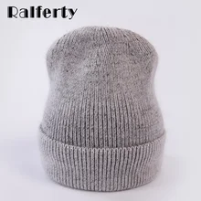 Ralferty зимние шапки для женщин теплые вязаные шапочки модная шапка женская шапка зимний аксессуар хип хоп капот femme gorro