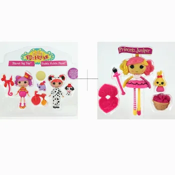 

2 Style/Set 3Inch Original MGA Lalaloopsy Dolls With Accessories Toy play