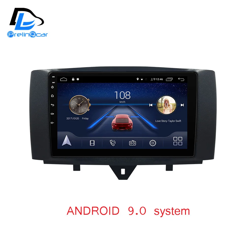 

Android 9.0 Car DVD Player Multimedia Radio for Mercedes/Benz Smart Fortwo 2011 2012 2013 2014 2015 WiFi BT GPS