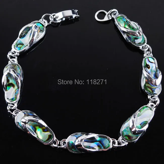 Charm Free shipping Green New Zealand Abalone Shell Beads