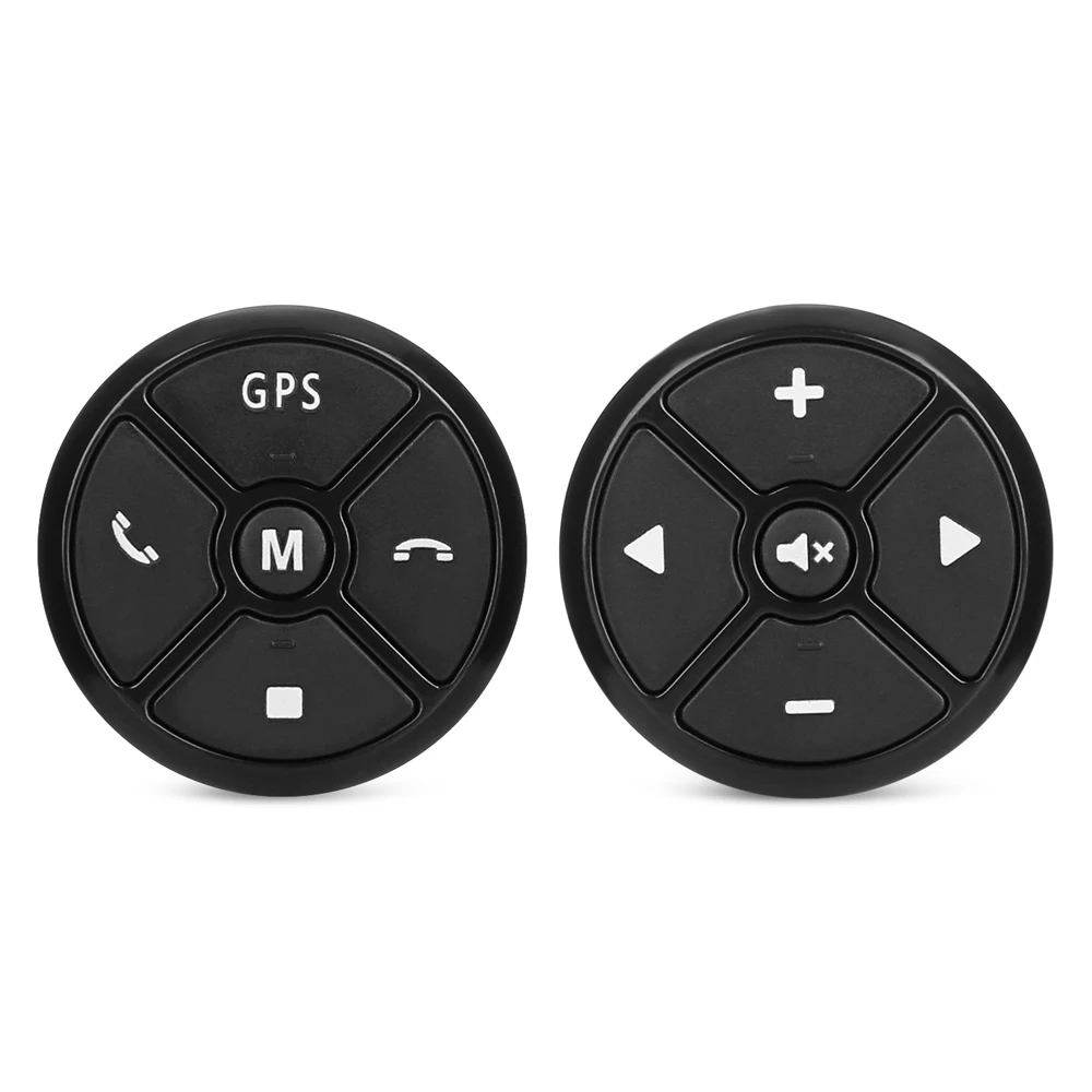 2pcs Car Intelligent Steering Wheel Controller Multifunctional GPS hang up/answer volume music control button switch hands free |