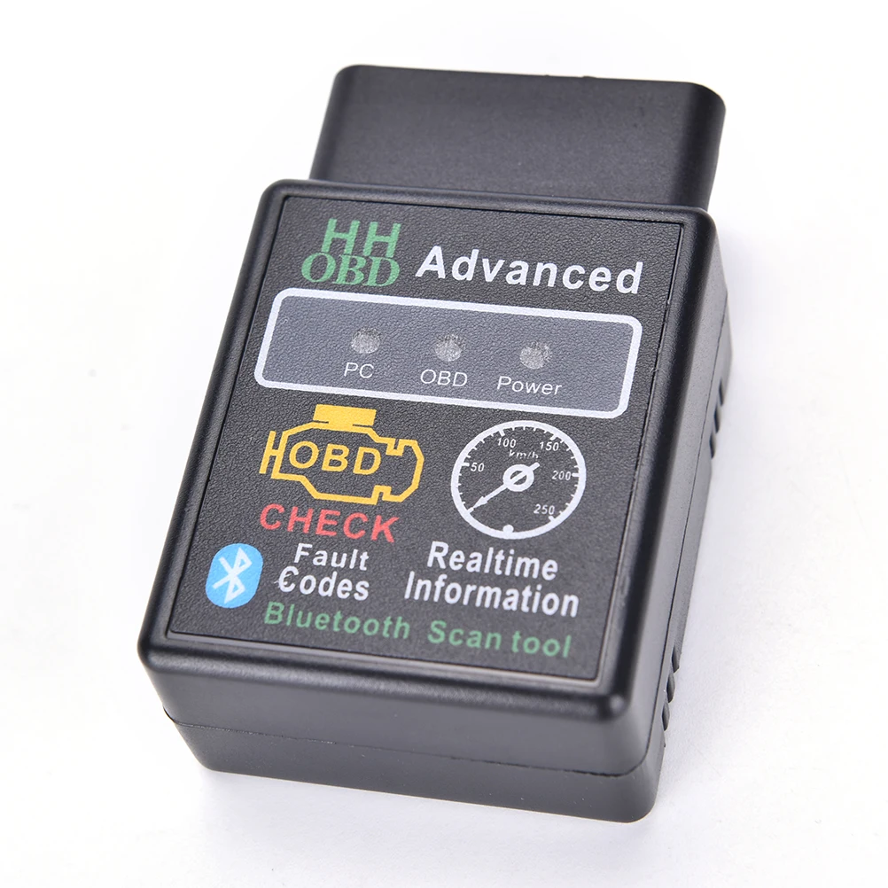 Диагностический сканер HH OBD ELM327 Bluetooth инструмент для диагностики двигателя