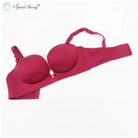 Special Beauty!Free shipping!Skin color Super low price Underwire Push Up top selling product in 2018Glossy face Sexy 1/2cup bra