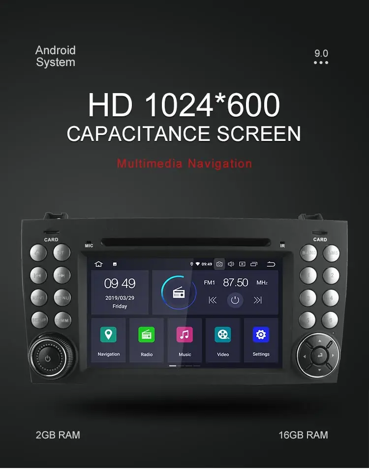 Excellent Besina Android 9.0 2 Din 7 Inch Car DVD Player For Mercedes Benz SLK R171 SLK230 W171 GPS Multimedia Radio 2G+16G Steering Wheel 1 Excellent Besina Android 9.0 2 Din 7 Inch Car DVD Player For Mercedes Benz SLK R171 SLK230 W171 GPS Multimedia Radio 2G+16G Steering Wheel 1