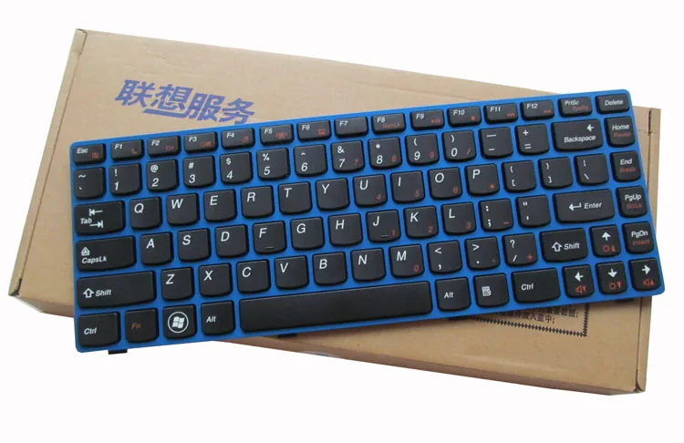

New Original US Keyboard for Lenovo Z470 Z370A Z470A Z475 Z370 Z375 Z375A Z475A Laptop Keyboard Button Black Blue Frame