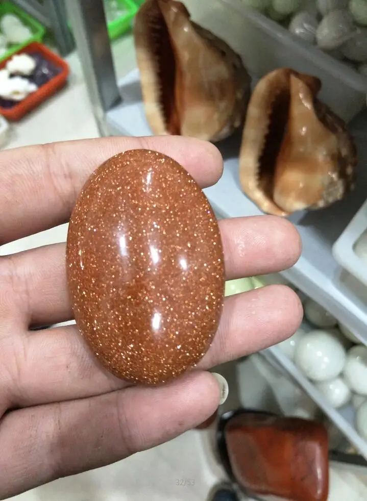 High quality 100 Natural Gold Sand Crystal Play Healingin Stones from