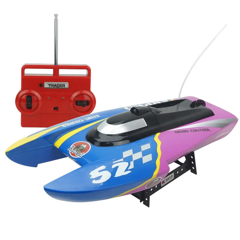 Новое поступление CH-3352 39,5 см большой пульт дистанционного управления игрушки rc гоночные лодки Мини скоростной катер 7,2 в беспроводной RC реактивный катер водная игра игрушка - Цвет: Синий