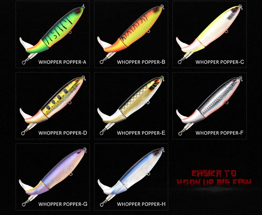 Allblue, 130 мм, 38 г, Whopper Plopper, жесткая приманка, вращающийся хвост, воблеры для рыбалки, искусственная приманка, рыболовные снасти, плавающая приманка, Pesca