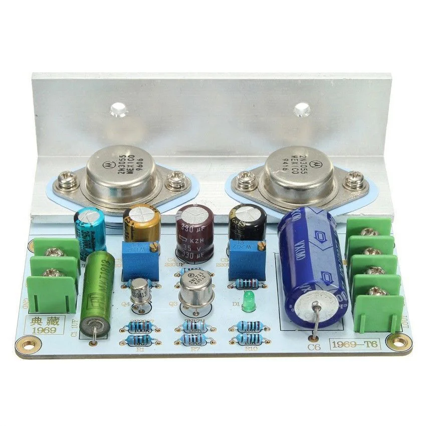 Hi Fi JLH 1969 усилитель звука класса А Плата усилителя мощности MOT 2N3055 сборка и плата