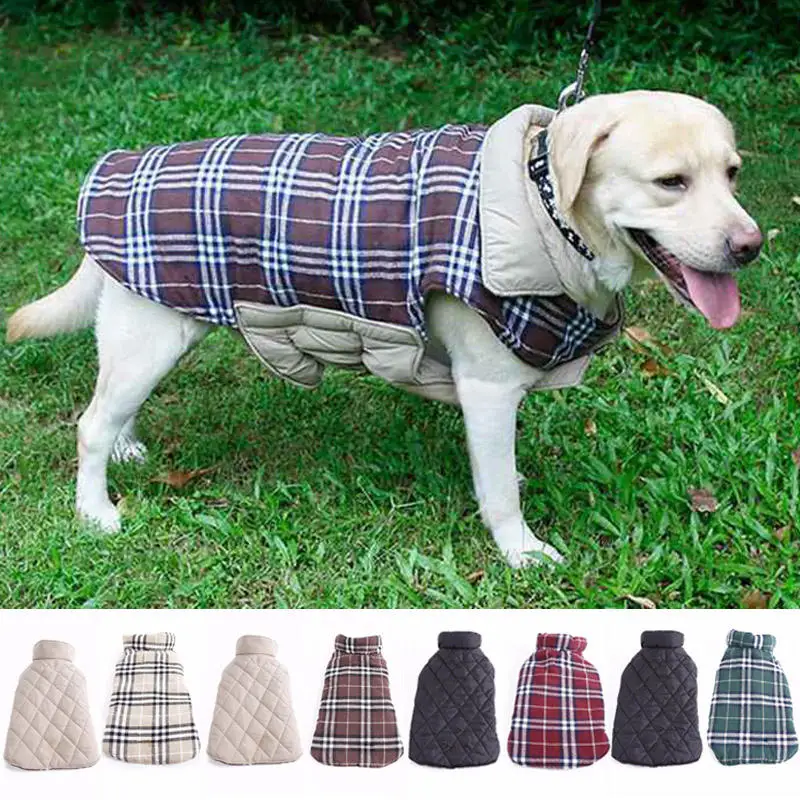 

Warm Dog Clothes Winter Pets Coat Cotton Waterproof Fashion Winter Clothes For Dogs Pet Clothes Jacket Autumn Small to Large