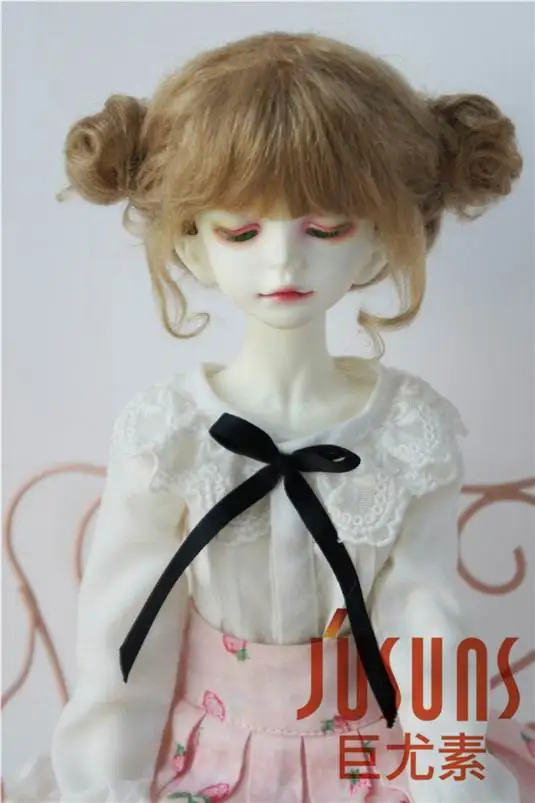 JD406 MSD мохер кукла парик 1/4 прекрасный два пони bjd куклы парик 7-8 дюймов кукла аксессуары