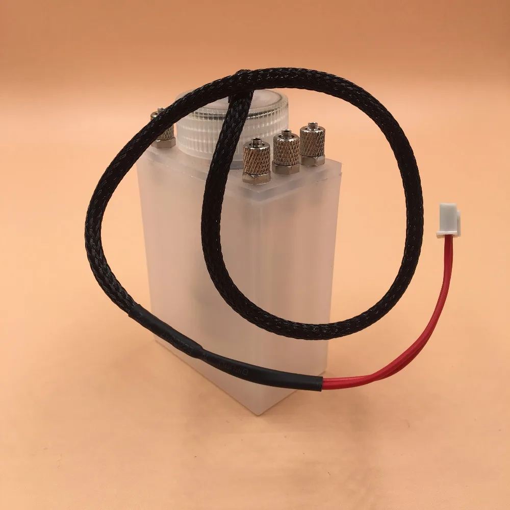 

for sub ink tank cartridge for Allwin JHF Vista Leopard Human Inwear solvent printers 5 holes with level sensor