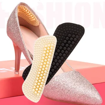 

Women High Heel pads for heels High Quality Silicone 4D Heel Insole Grips Liner Heel Protector Cushion Pads Orthotic Insole