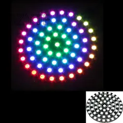 61 биты 61X WS2812 5050 RGB светодиодный кольцо лампа с интегрированным драйверы FZ1583