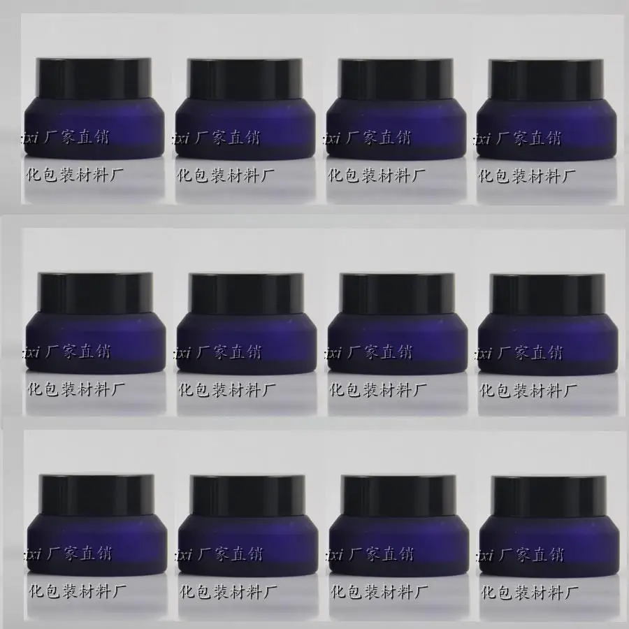 Download 30pcs Wholesale 15ml Frosted Blue Glass Jar For Cream 15 G Glass Cosmetic Container With Black Lid Eye Cream Empty Glass Jar Glass Jar For Cream Blue Glass Jarcosmetic Container Aliexpress