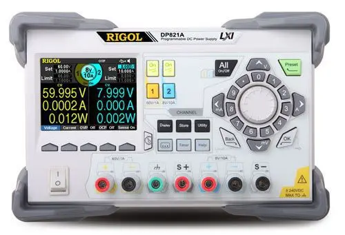 

Fast arrival Rigol DP821A 2 channels Programmable Linear DC power supply with Sense function 140W