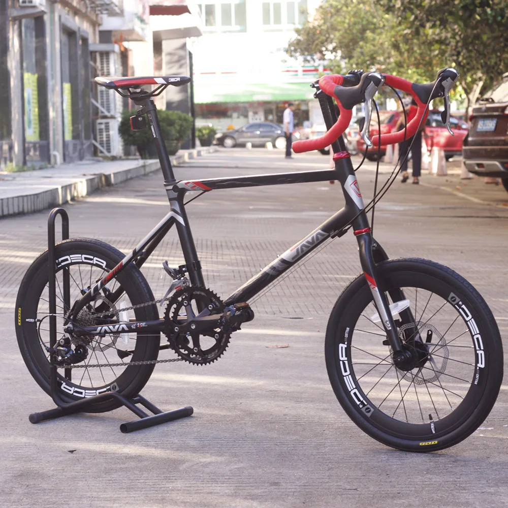 Cheap JAVA CL Bike 20" Minivelo 18 Speed Disc Brake Drop Bar 4600 Uniex High Quality Urban 406 Mini velo Bicycle Mechanical Brakes 0 Cheap JAVA CL Bike 20" Minivelo 18 Speed Disc Brake Drop Bar 4600 Uniex High Quality Urban 406 Mini velo Bicycle Mechanical Brakes 0