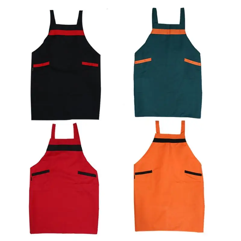 Cotton Kitchen Unisex Cooking Aprons Dining Room Barbecue Restaurant Apron x 1