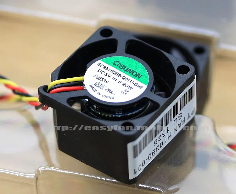 Совершенно новый компактный охлаждающий вентилятор SUNON EC25150B2 Q01U G99 5V 0 20 W 2515|micro