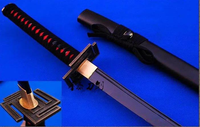 S2612 BLEACH ICHIGO KUROSAKI UNIVERSAL SOLUTIONS MOON CUTTING SWORD / FULLER 41