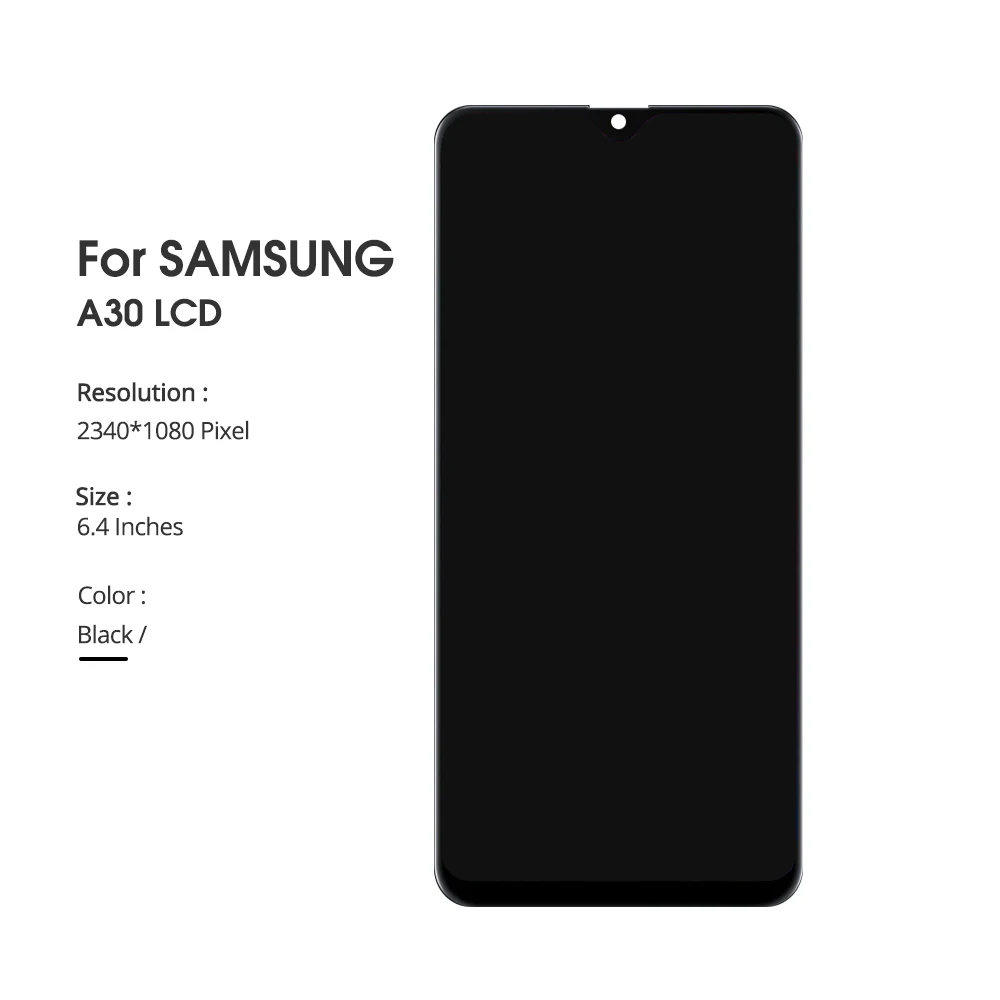 6,4 ''lcd для samsung Galaxy A30 SM-A305FN/DS A305F/DS A305 lcd кодирующий преобразователь сенсорного экрана в сборе Замена