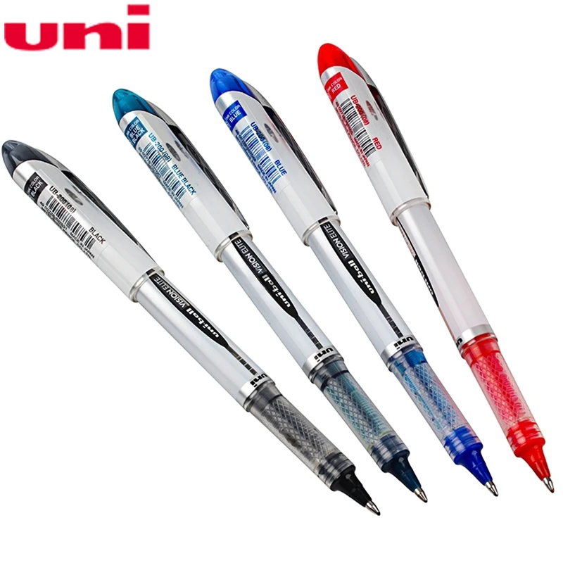 UNI-BALL VISION ELITE ROLLERBALL UB-200 FINE 0.8 mm RED INK SET