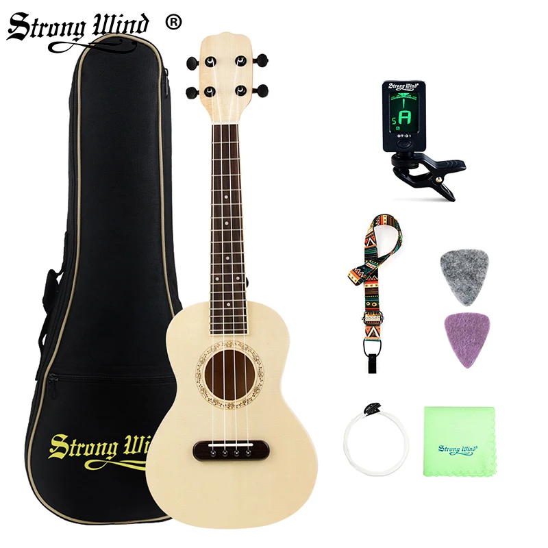 

Concert Ukulele 21 Inch Maple 4 Nylon Strings Ukulele Acoustic Hawaii Guitar With Starter Kits For Beginner Kids High Quality