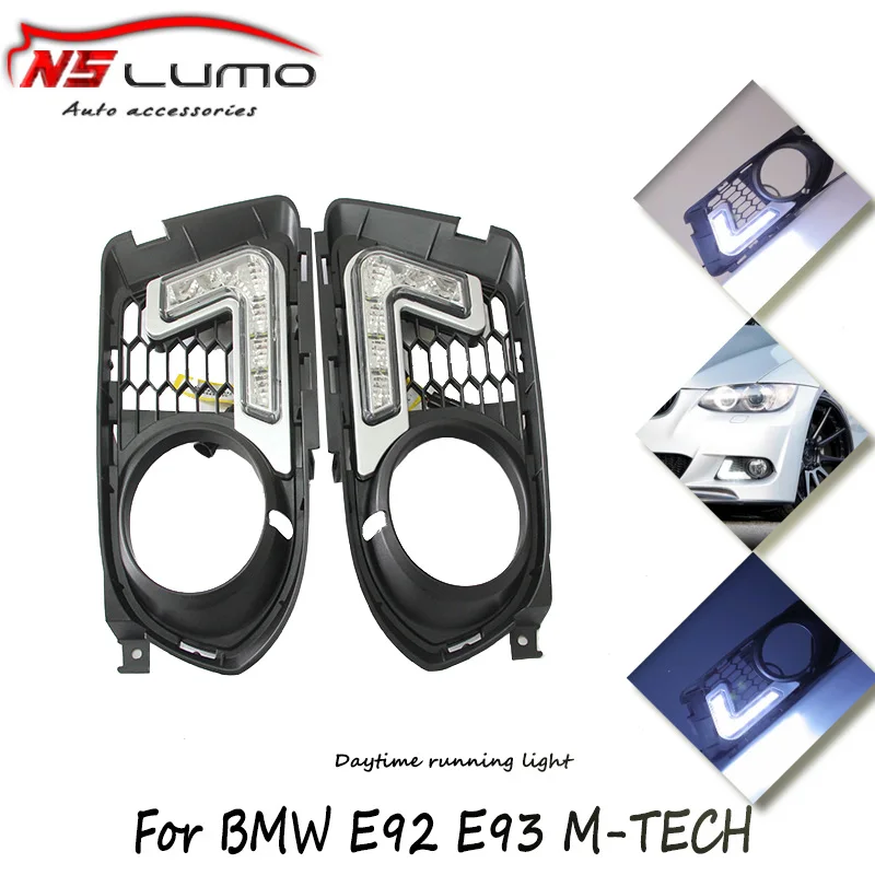 

Easy install led drl daytime running light specific For BMW E92 3 Series Coupe/E93 Convertible led front bumper drl light