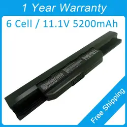 Новый 6 Cell Аккумулятор для ноутбука ASUS a45a a45n K54C k54h k54l k84c k84h k84l a53f a43u k53j a31-k53 a43ei241sv-sl бесплатная доставка