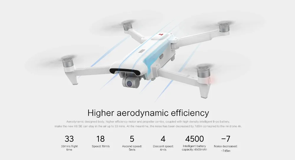 FIMI X8SE Дрон 4 к 5 км камера Дрон аксессуар комплект 3 оси складной полный набор для сборки дрона RTF с пультом дистанционного управления батареей