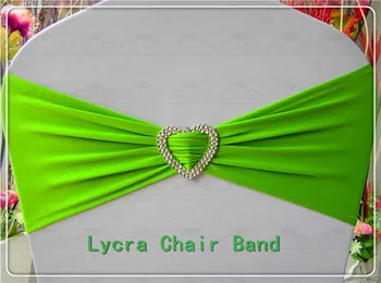 

1/2---With Heart Shape Buckle-- Spandex/Lycra/Expand Bands/Chair cover sash For Wedding Party Banquet Home Decorations