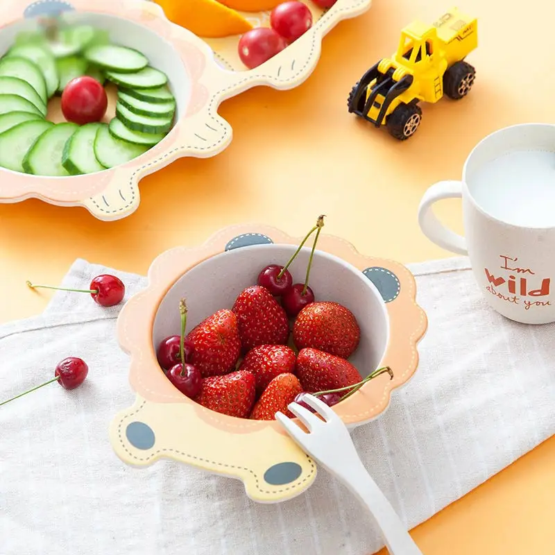 Natural-Bamboo-Fiber-Bowls-Cute-Cartoon-Baby-Dishes-Feeding-Tableware-Children-Infant-Toddler-Portable-Environmental-Plate (2)