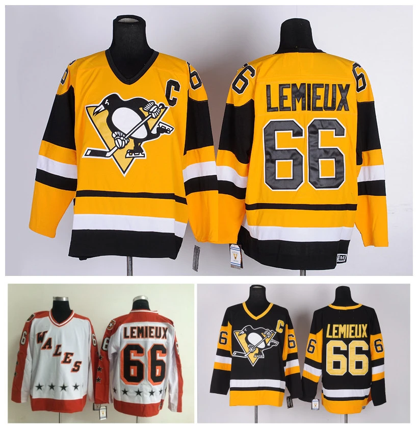 Ccm Ice Hockey Jerseys Cheap Pittsburgh Penguin 66 Mario Lemieux Jersey