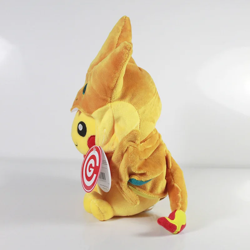 New 25cm Pikachu Plush Toy Pocket Monster Pikachu Japan Movie Anime Stuffed Toys Dolls for Children Birthday Christmas Gifts