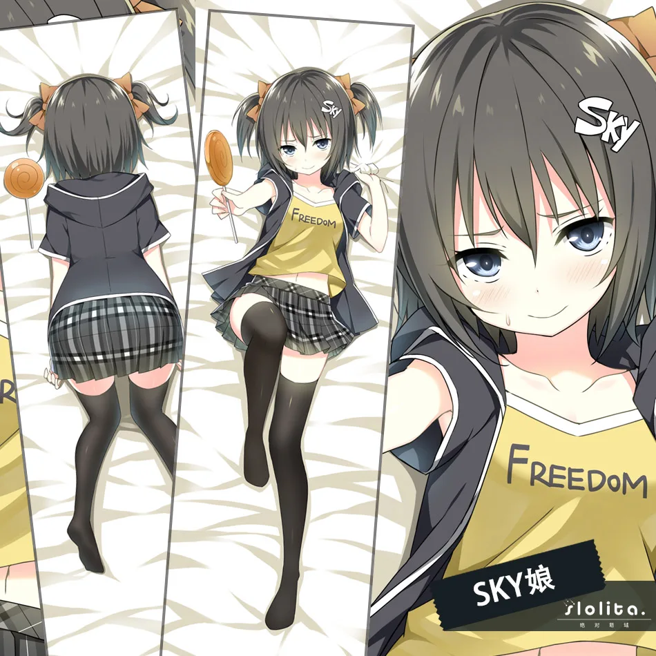 Freedom Sky Anime Characters Freedom Sky Girls 1 Large Pillow Case Body Soft Custom Double Sided Pillow Cover Pillow Bear Pillow Polystyrenecover Frog Aliexpress