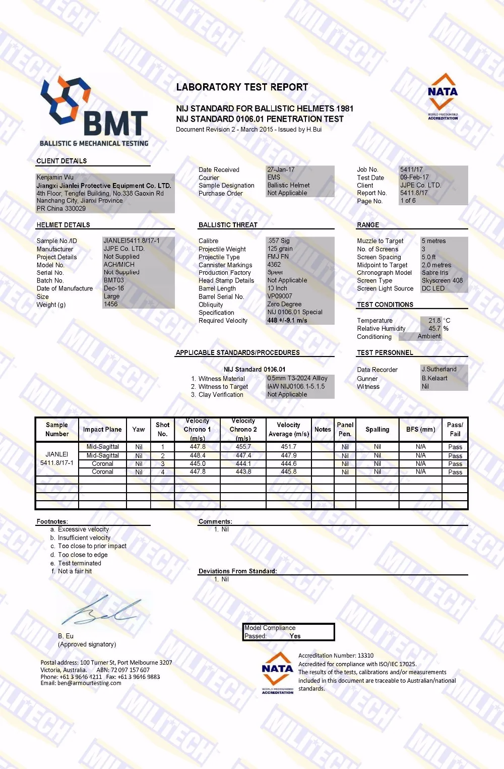 JIANLEI5411.8 Helmet NIJ 0106.01 Special_Page_1