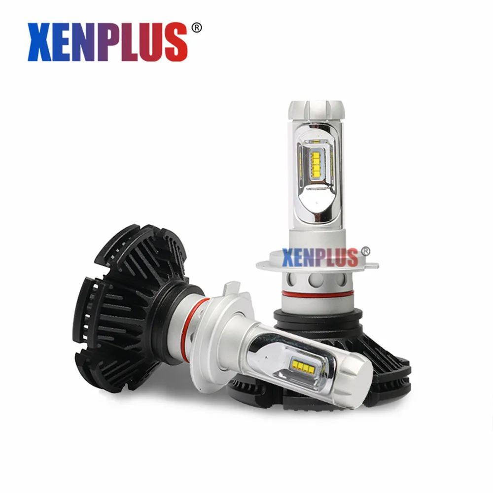 Xenplus светодиодный H7 фар лампы авто свет H8 H4 H11 HB3 HB4 9004 9007 зэс чип 6000LM 12 V 3000 K 6500 K желтый цвет автомобилей туман лампа