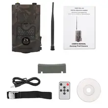 Открытый водонепроницаемый 16MP 1080P ночной для 4G охотничий Трейл видеокамера с питанием от батареи для охотничьей камеры и аксессуаров