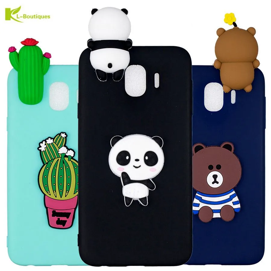 

Coque J4 2018 EU Case on for Samsung Galaxy J4 2018 Case Soft 3D DIY Bear Dolls Toys Phone Case sFor Fundas Samsung J4 Cover