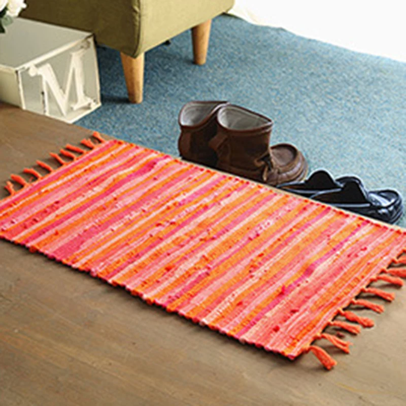 Buy Hoomall Rug Hand woven Tassel Multicolor Carpet